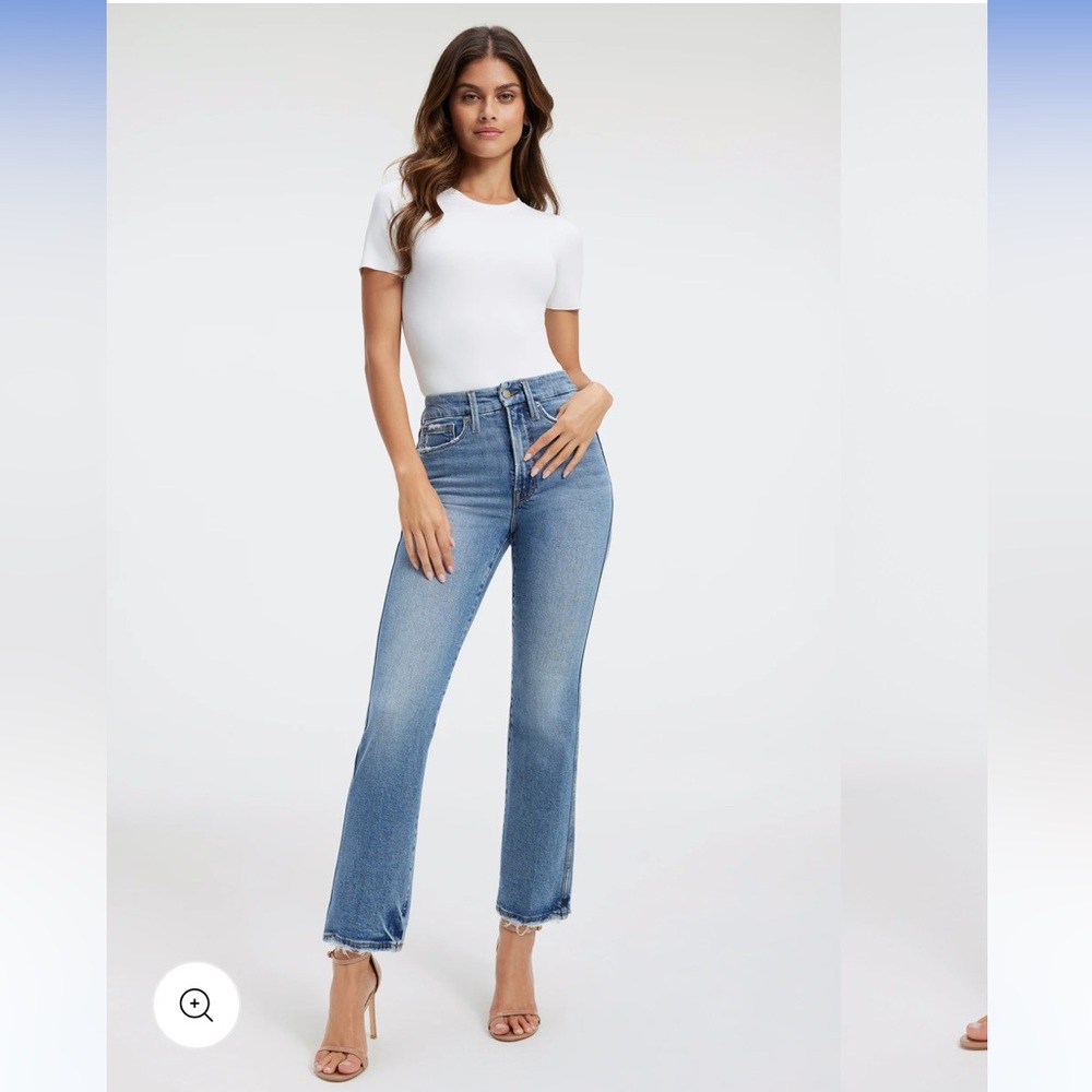 GOOD AMERICAN good curve straight jeans